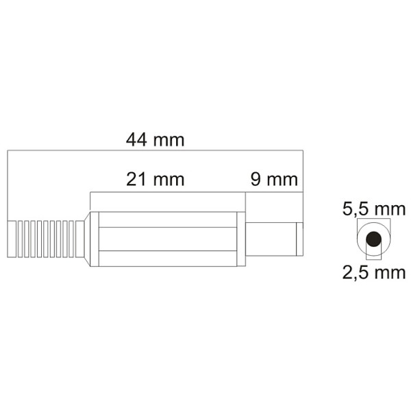 Fisa CC cu protector5.5/2.5 ǀ 05148 - imagine 3