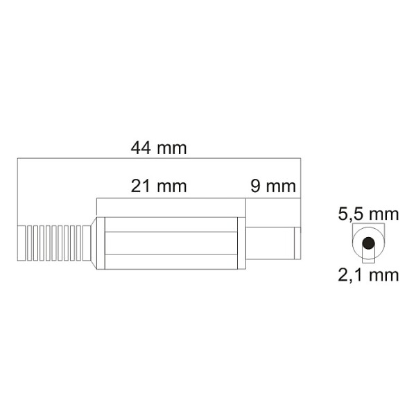 Fisa CC cu protector5.5/2.1 ǀ 05149 - imagine 3