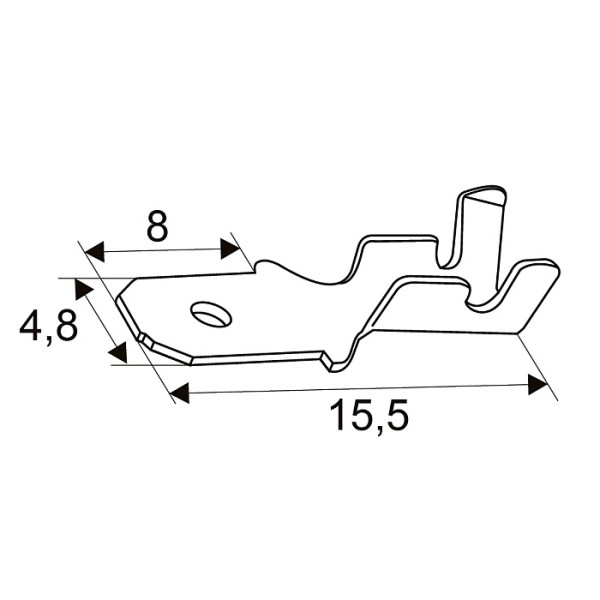 Papuci cositoritfisa4,8 mm ǀ 05292 - imagine 2