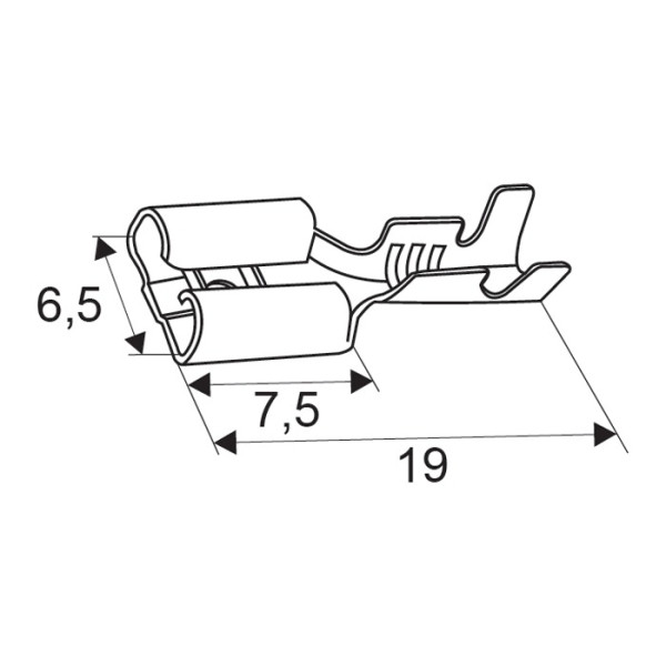 Papuci cositoritsoclu6,3 mm ǀ 05295 - imagine 2