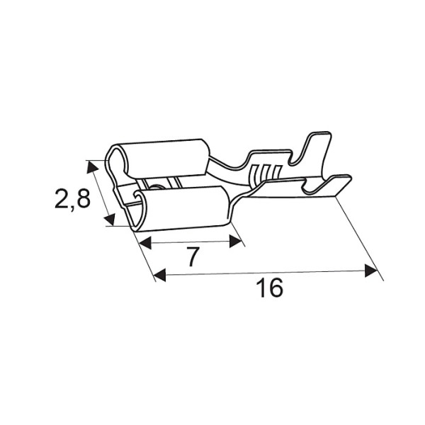 Papuci cositoritsoclu2,8 mm ǀ 05298 - imagine 2