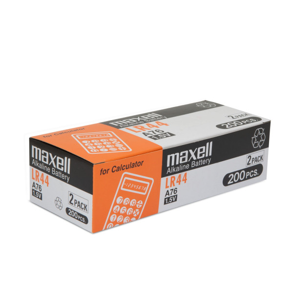 Maxell - Baterie tip buton LR44 Alkaline • 1,5V ǀ 18750 - imagine 4