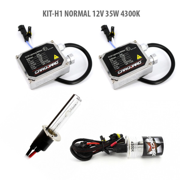 Kit Xenon - H1 normal 12V 35W 4300K ǀ H1-KIT-N-4,3