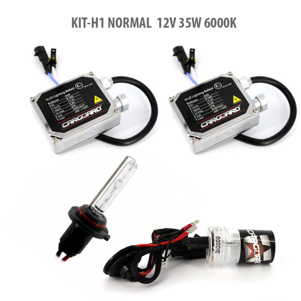 H1 NORMAL 12V 35W 6000K ǀ H1-KIT-N-6