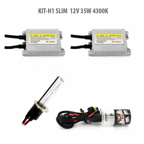 H1 SLIM 12V 35W 4300K ǀ H1-KIT-S-4,3