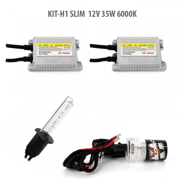 H1 SLIM 12V 35W 6000K ǀ H1-KIT-S-6