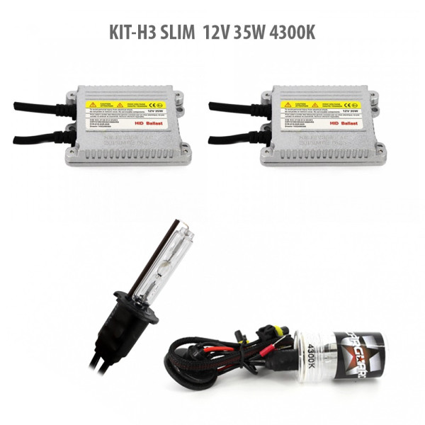 H3 SLIM 12V 35W 4300K ǀ H3-KIT-S-4,3