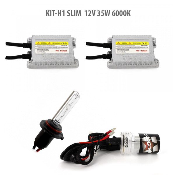 H3 SLIM 12V 35W 6000K ǀ H3-KIT-S-6