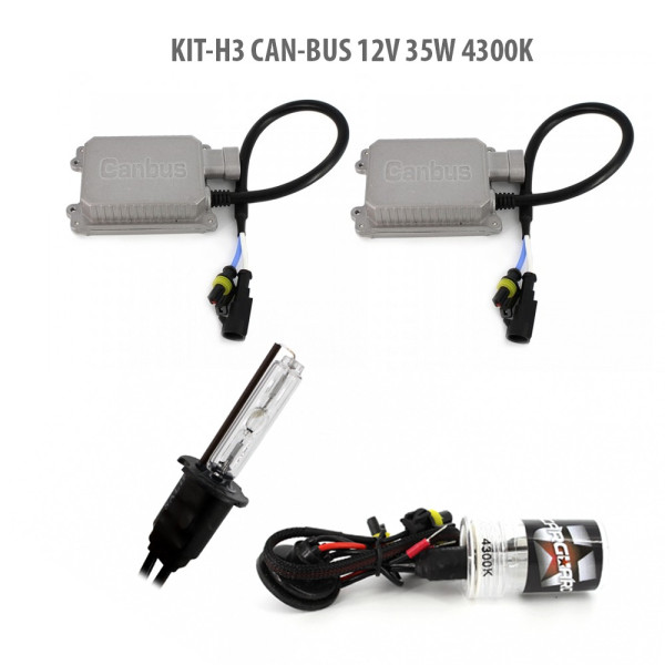 H3 CAN-BUS 12V 35W 4300K ǀ H3-KIT-CB-4,3