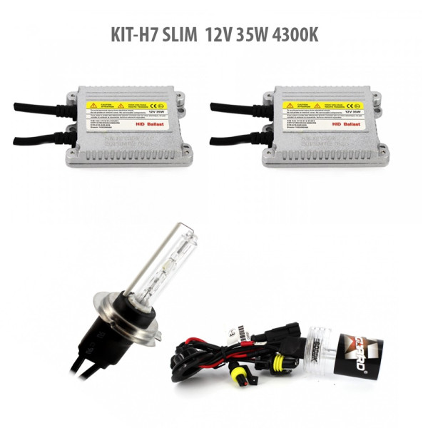 H7 SLIM 12V 35W 4300K ǀ H7-KIT-S-4,3