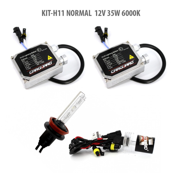 H11 NORMAL 12V 35W 6000K ǀ H11-KIT-N-6