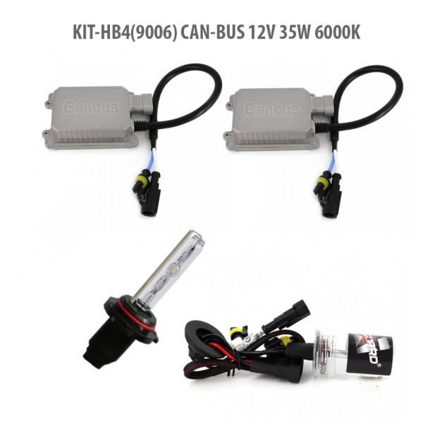 HB4(9006) CAN-BUS 12V 35W 6000K ǀ HB4-KIT-CB-6