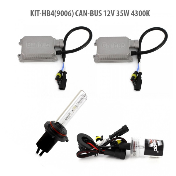 HB4(9006) CAN-BUS 12V 35W 4300K ǀ HB4-KIT-CB-4.3