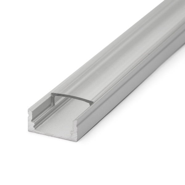 Profil U din aluminiu pt. benzi LED 1000x17x8mm ǀ 41010A1 - imagine 3