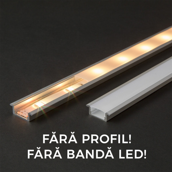 Ecran opal pt. profil aluminiu LED - 1000 mm ǀ 41011M1