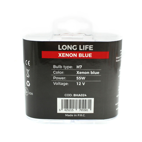 Set de 2 becuri Halogen H7 +100% Intensitate - LONG LIFE - CARGUARD ǀ BHA024 - imagine 5