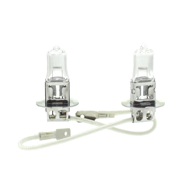 Set de 2 becuri Halogen H3, 55W +50% Intensitate - LONG LIFE - CARGUARD ǀ BHA012 - imagine 2