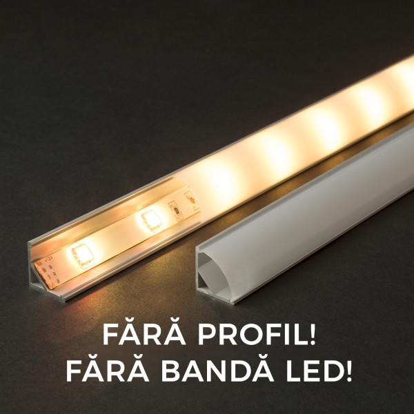 Ecran opal pt. profil aluminiu LED - 1000 mm ǀ 41012M1