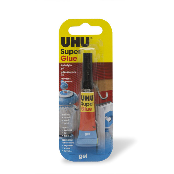 UHU Super Glue adeziv instant gel, 2g ǀ U36690