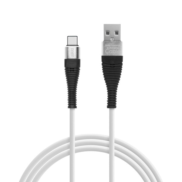 Delight - Cablu de date - USB Type C - invelis siliconic, 4 culori, 1 m ǀ 55436 - imagine 4