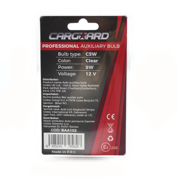 Set 2 becuri auto C5W - CARGUARD ǀ BAA102 - imagine 3