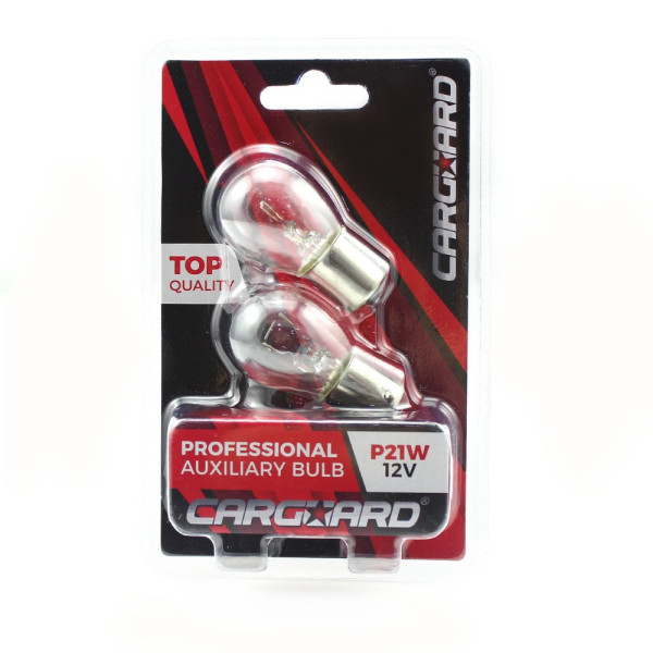 Set de 2 becuri P21W - incolor - CARGUARD ǀ BAA105