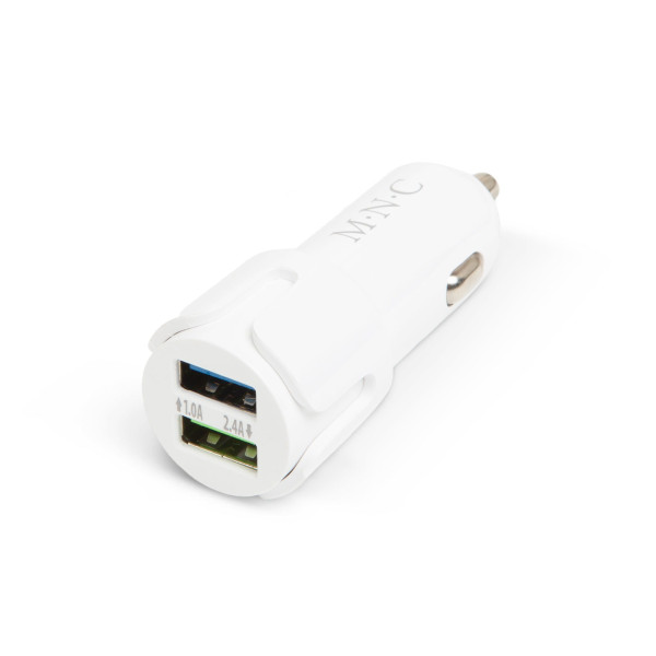 Adaptor bricheta 2 x USB – Alb ǀ 54931WH