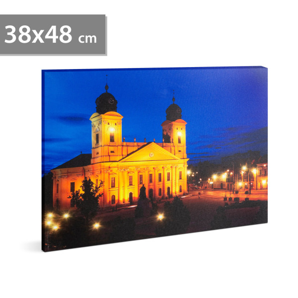 FAMILY POUND - Tablou cu LED - "Debretin", 2 x AA, 38 x 48 cm ǀ 58018K