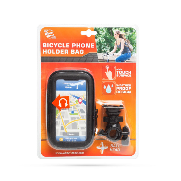 Wheel Zone - Husa telefon pentru biciclete - cu suprafata tactila - max. 5,5” ǀ 54994A - imagine 2