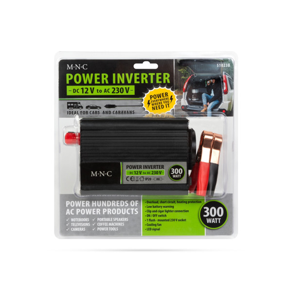 MNC - Invertor de tensiune 12 V/230 V - 300W ǀ 51023B - imagine 3