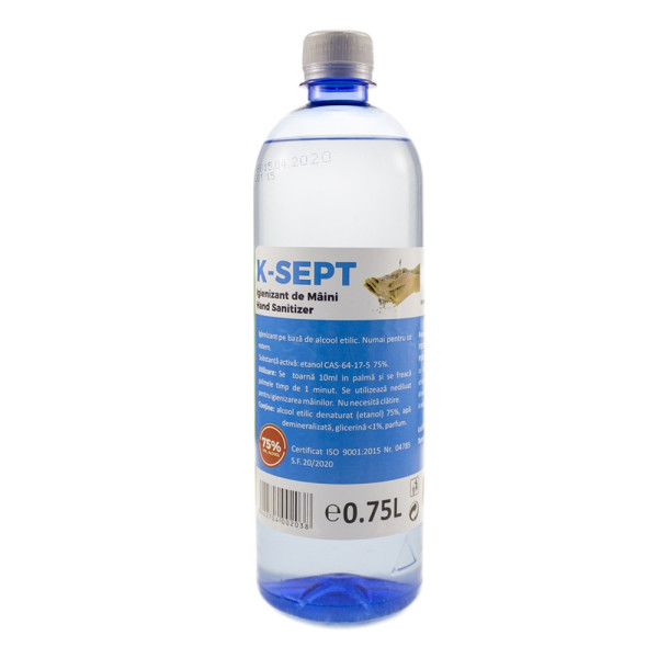 K-SEPT - Solutie igienizanta pentru maini - 750 ml ǀ KST038