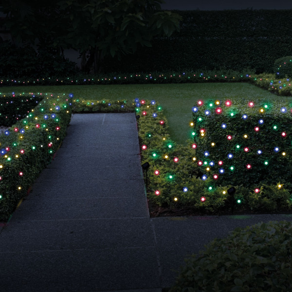 Garden of Eden - Sir de lumini LED 50 buc. LED-uri color, 2 functii, 5+2 m ǀ 11242 - imagine 4