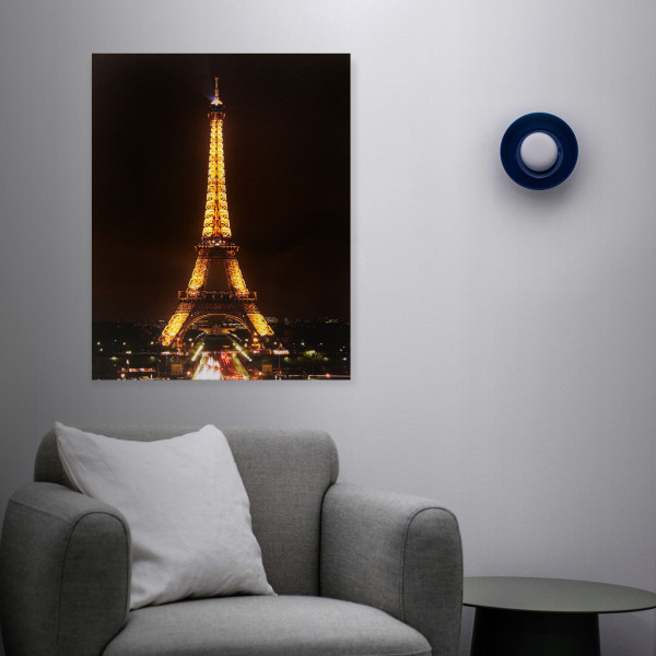 Tablou decorativ cu LED - „Turnul Eiffel” - 2 x AA, 38 x 48 cm ǀ 58485 - imagine 2