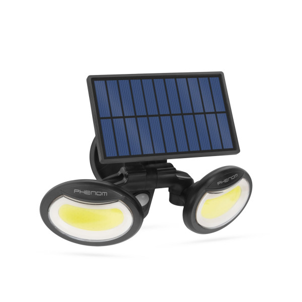 Reflector solar cu senzor de miscare si cap rotativ - 2 LED-uri COB ǀ 55283