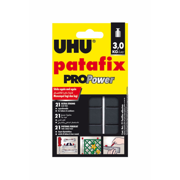 UHU Patafix PROPower - lipici din plastic - 21 buc / pachet ǀ U40790