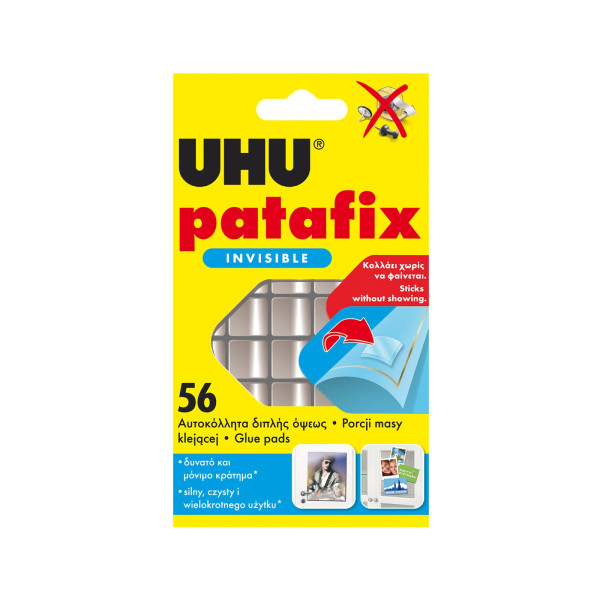 UHU Patafix - lipici plastic invizibil - 56 buc / pachet ǀ U37155