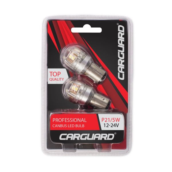 Led auto auxiliar P21/5W - 12-24V - CANBUS - CarGuard ǀ CAN140 - imagine 4