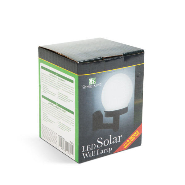 Lampa solara LED - alb rece - neagra, din plastic ǀ 11710 - imagine 3