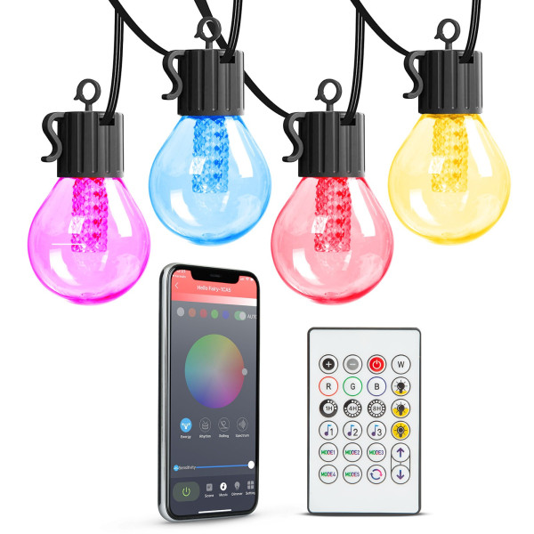 Sir de lumini inteligente - LED RGB 25 db - 17,5 m - bluetooth, 100-240V, 7W ǀ 11745 - imagine 2