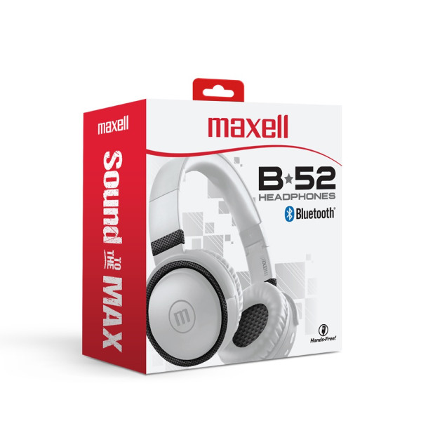 Casti Maxell HP-BTB52 - albe ǀ 52046WH - imagine 2