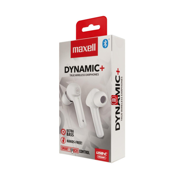 Casti Maxell BT Dynamic+TWS - albe ǀ 52043WH - imagine 2