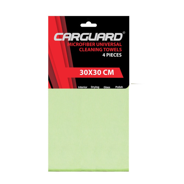 Set 4 lavete microfibra 30x30cm Carguard ǀ LMF002