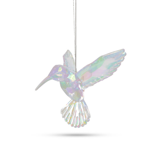 Ornament de Craciun - pasare colibri acrilica - 95 x 100 x 65 mm ǀ 58521 - imagine 2