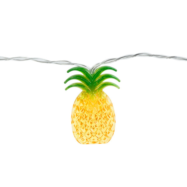 Sir de lumini LED - ananas - 1,65 m - 10 LED-uri - alb cald - 2 x AA ǀ 58219B - imagine 2