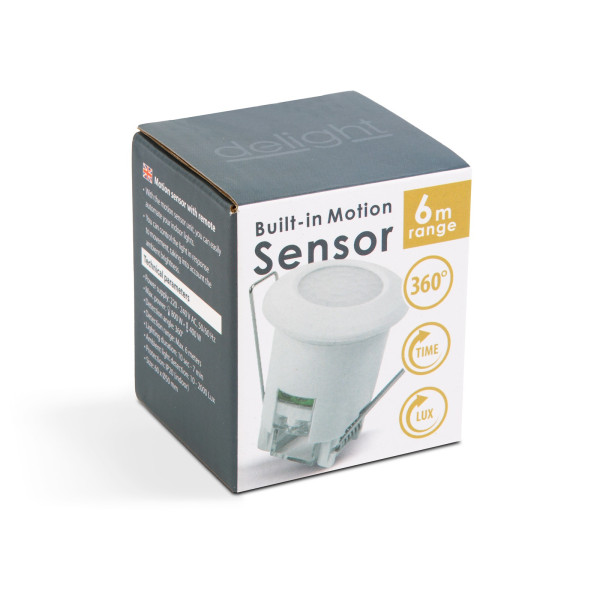 Senzor de miscare incorporat - 360° - max 6 m - max 800 W - IP20 - alb ǀ 18695A - imagine 3