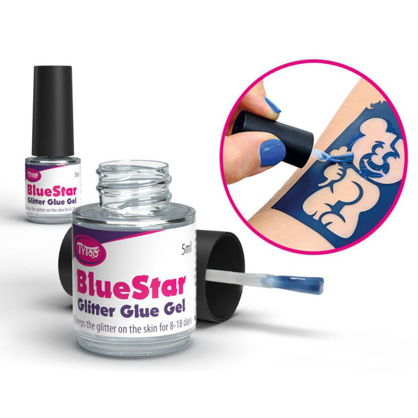 Adeziv pentru tatuaje cu sclipici - BlueStar - 5 ml ǀ TY50217 - imagine 5