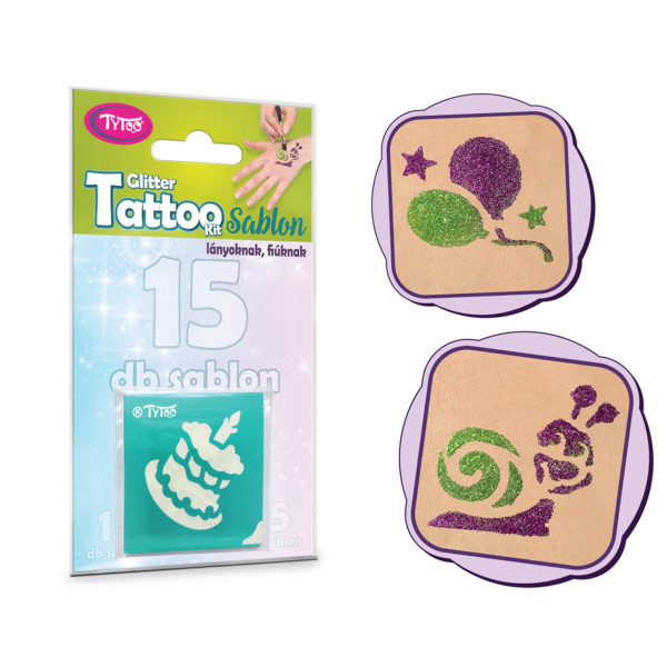 Set sabloane tatuaje - ziua de nastere - 15 buc ǀ TY50154 - imagine 2