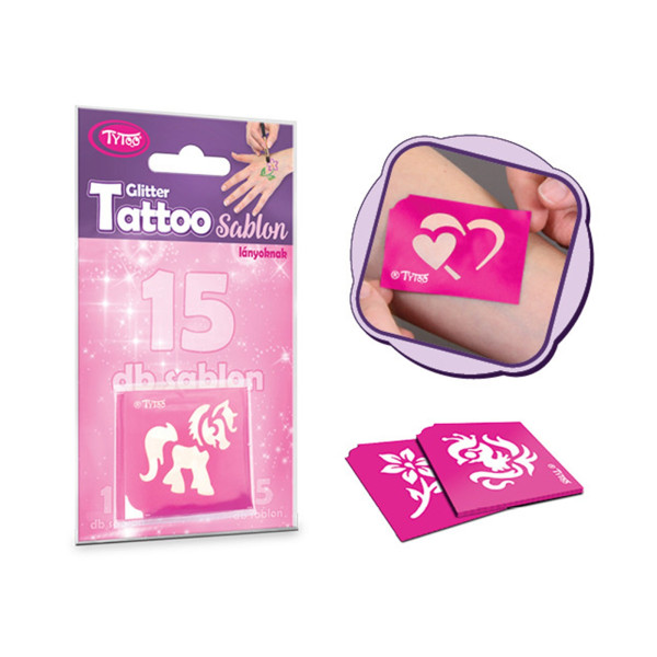 Set sabloane tatuaje - pentru fete - 15 buc ǀ TY50106 - imagine 2