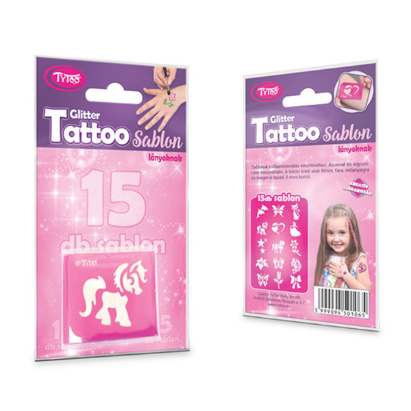 Set sabloane tatuaje - pentru fete - 15 buc ǀ TY50106 - imagine 3