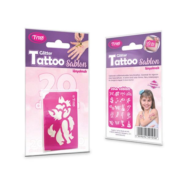 Set sabloane tatuaje - pentru fete - 21 buc ǀ TY50105 - imagine 3